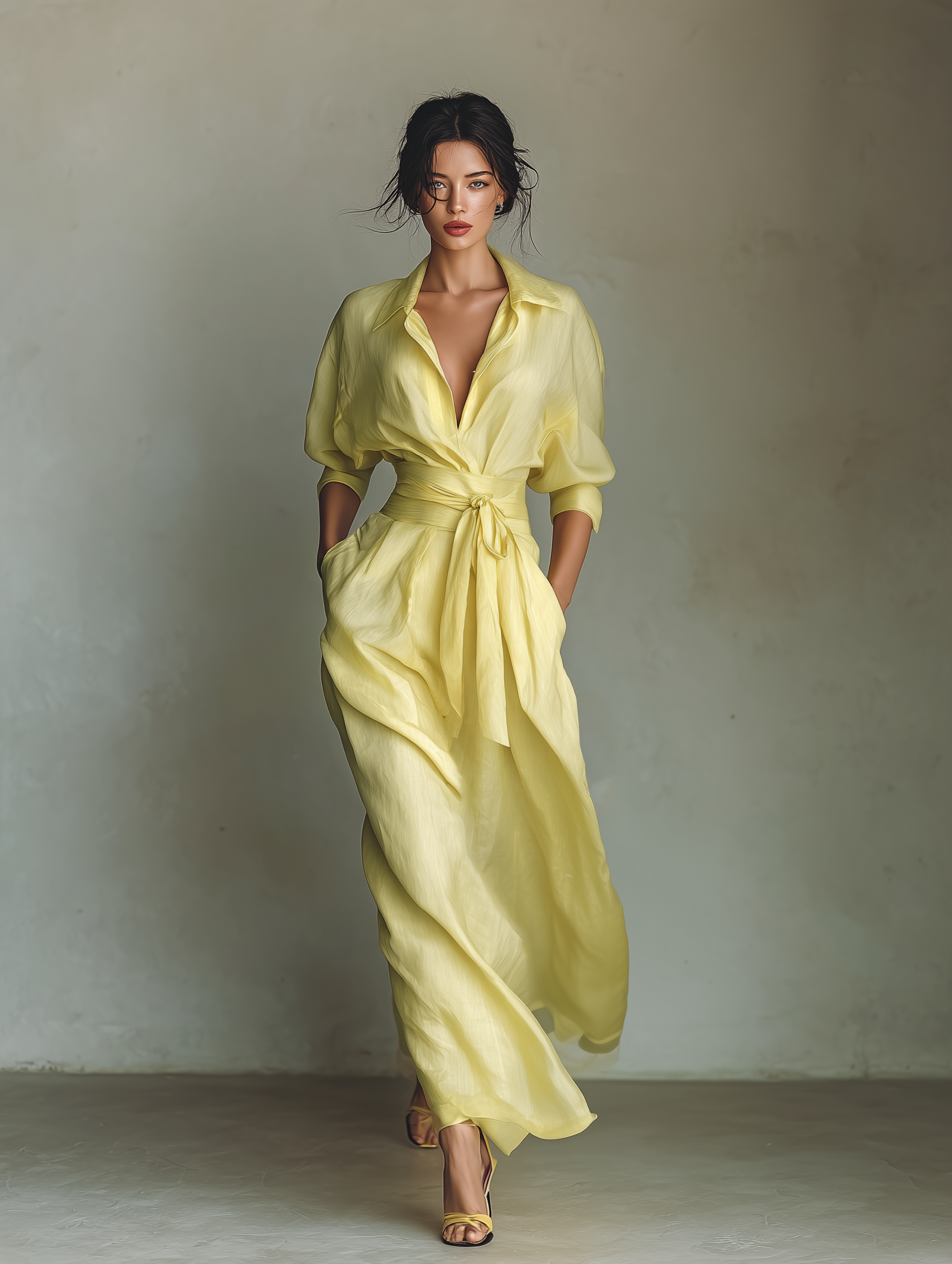 Inna - Maxi Shirt Dress