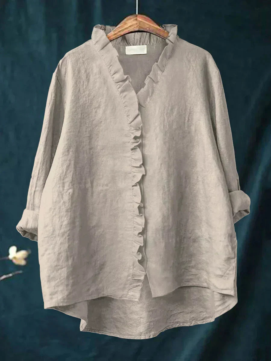 Lily - Lightweight Blouse with Ruffles
