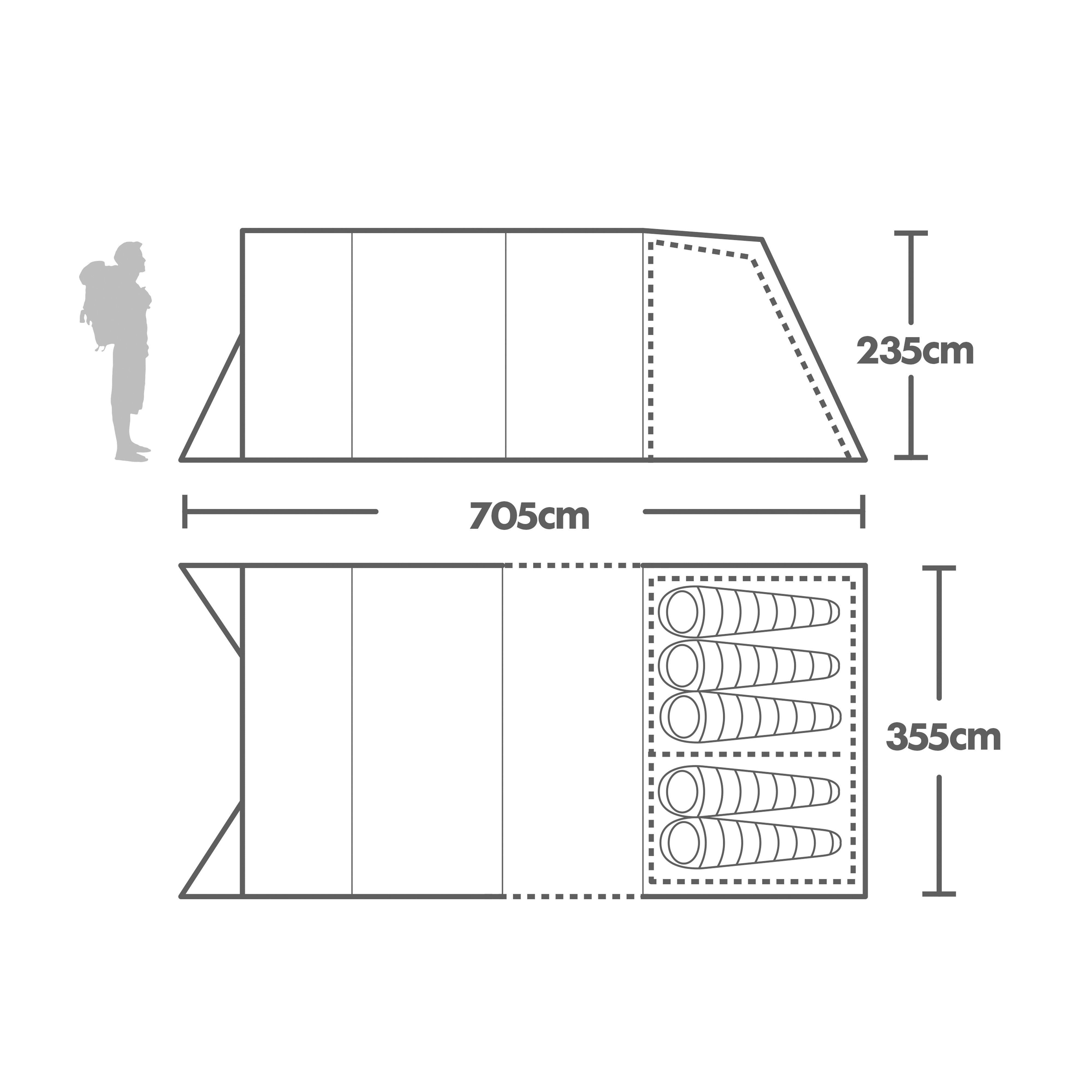 Berghaus | Freedom 5 Nightfall Air Tent