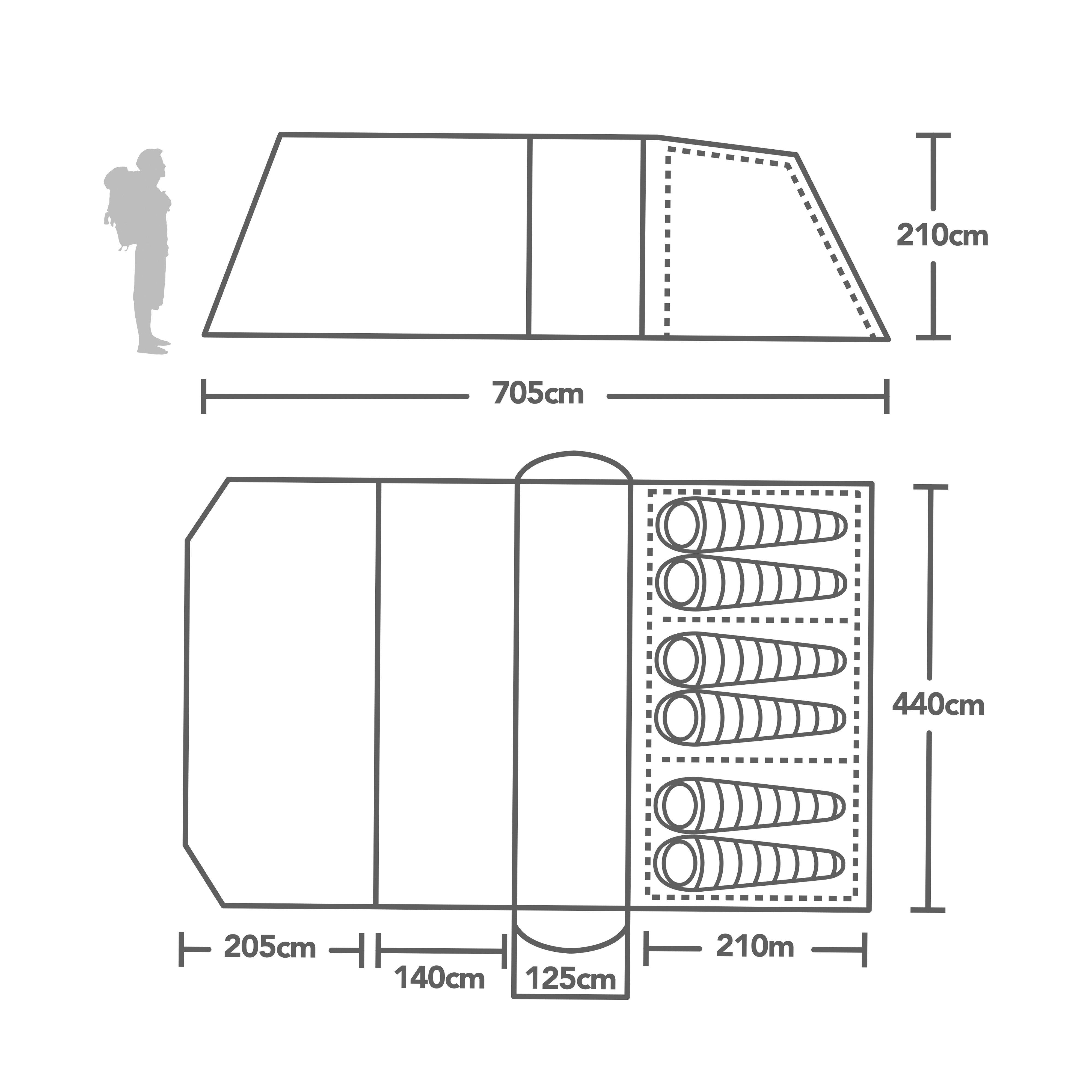 Vango | Alderley Air 650XL Tent