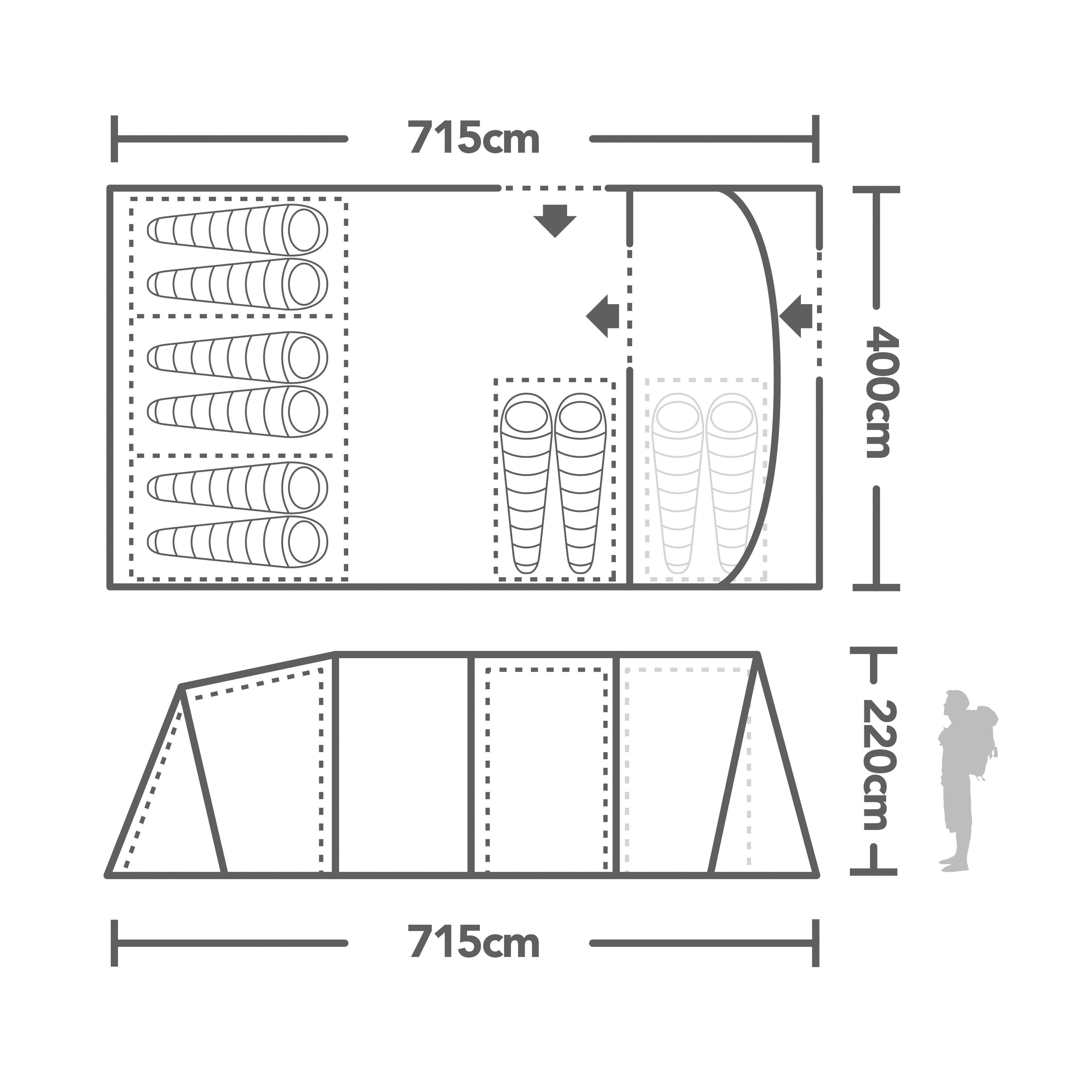 Outwell | Idaho 8 Air Tent