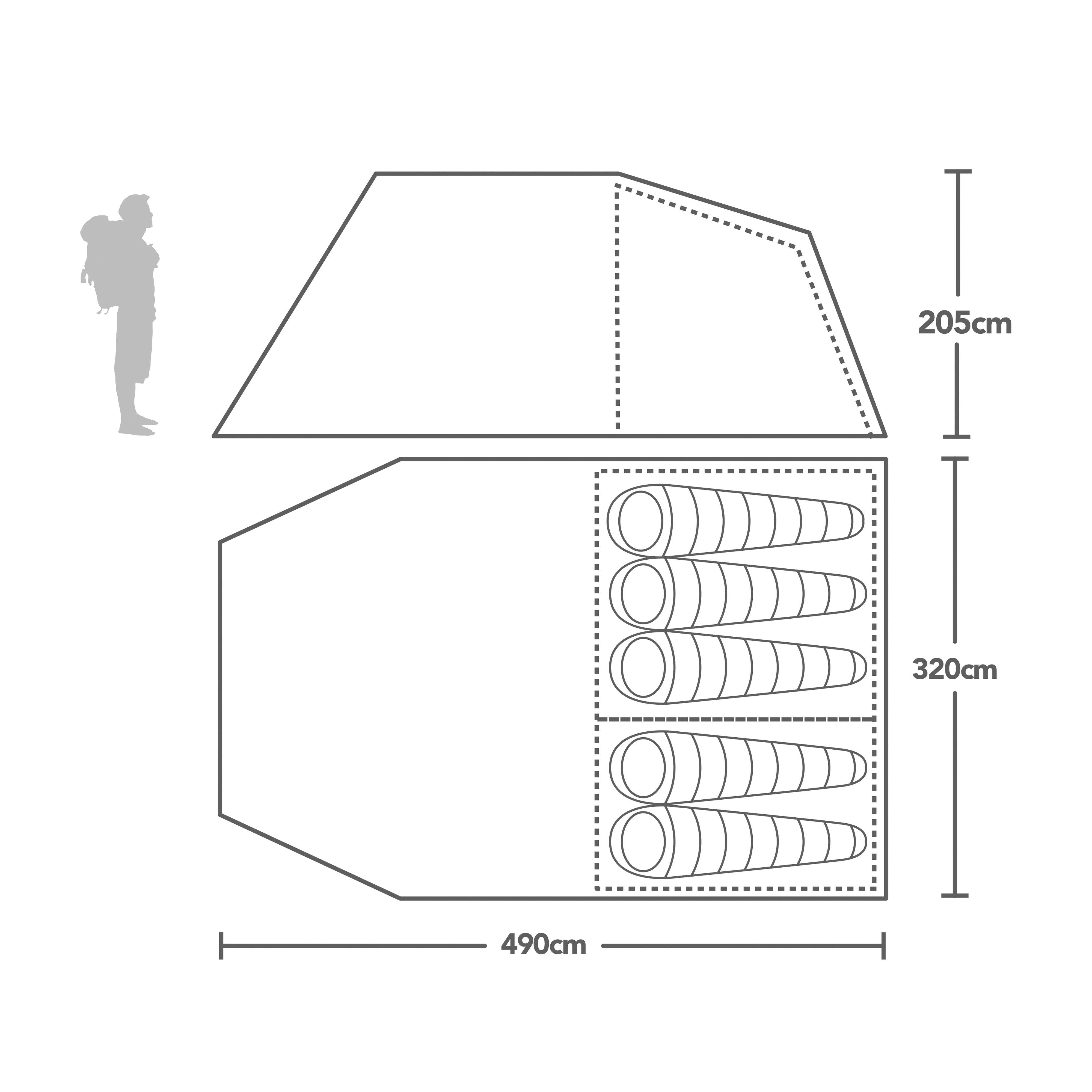 Berghaus | Adhara Air 500 Nightfall® Tent