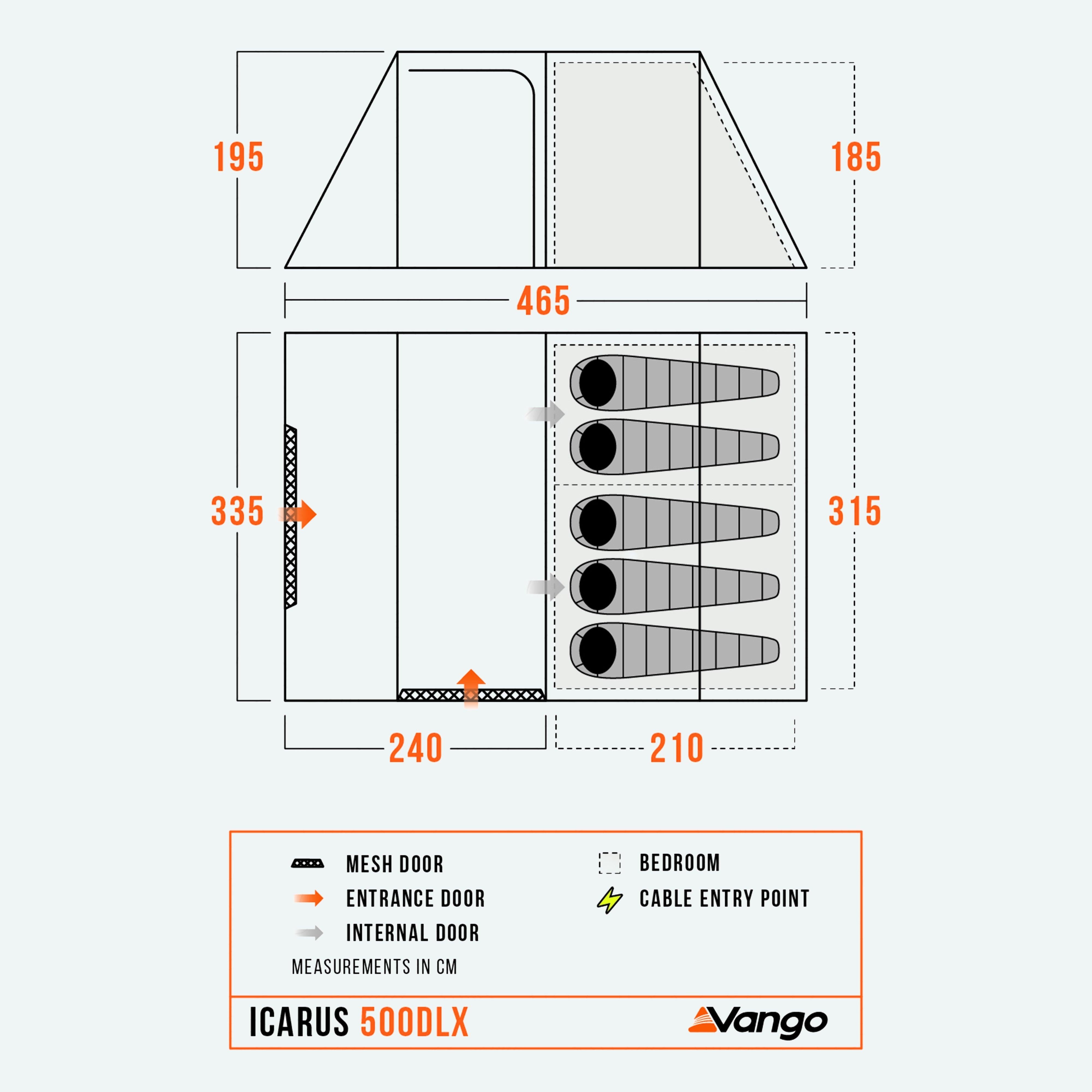 Vango | Icarus 500 Deluxe Family Tent